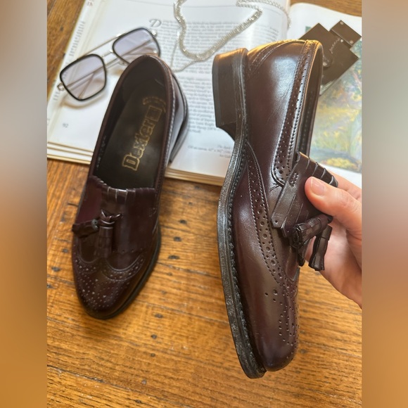 Leather wingtip Oxford shoes / unisex - Picture 8 of 13